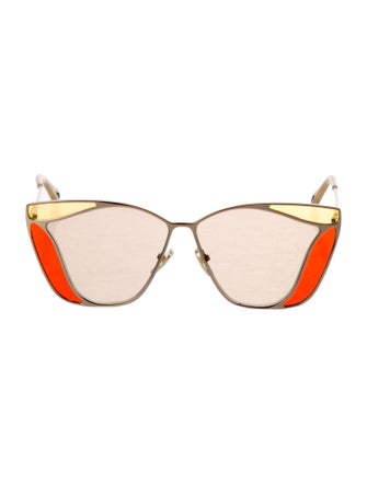 Chloé Cat-Eye Mirrored Sunglasses