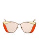Chloé Cat-Eye Mirrored Sunglasses