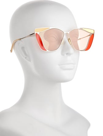 Chloé Cat-Eye Mirrored Sunglasses