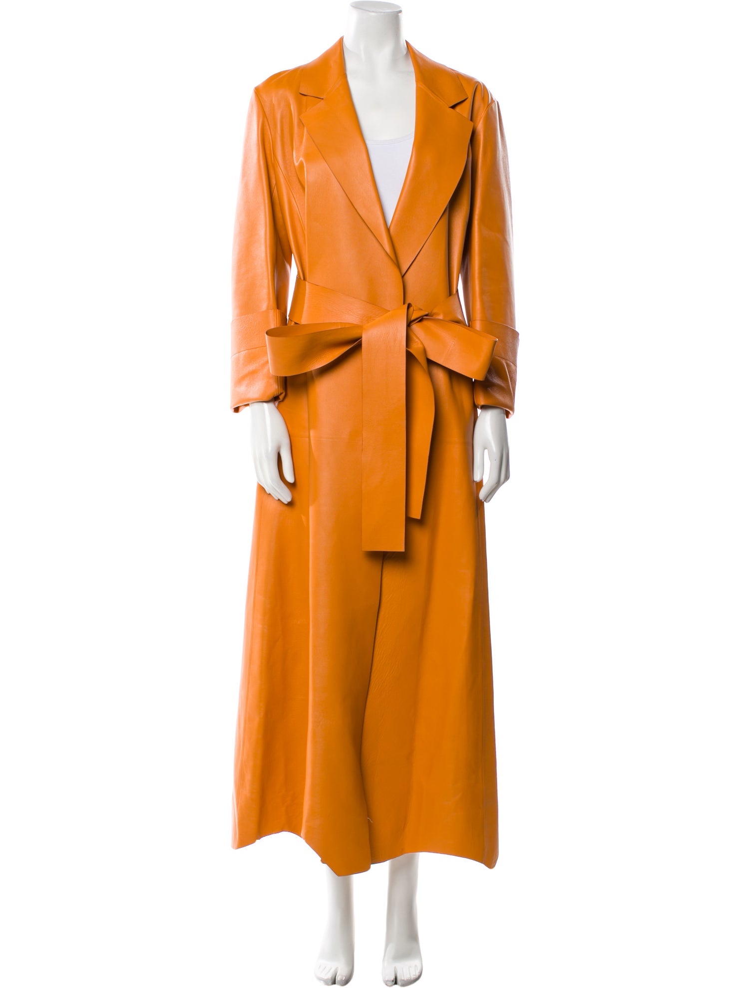 Chloé Lamb Leather Trench Coat