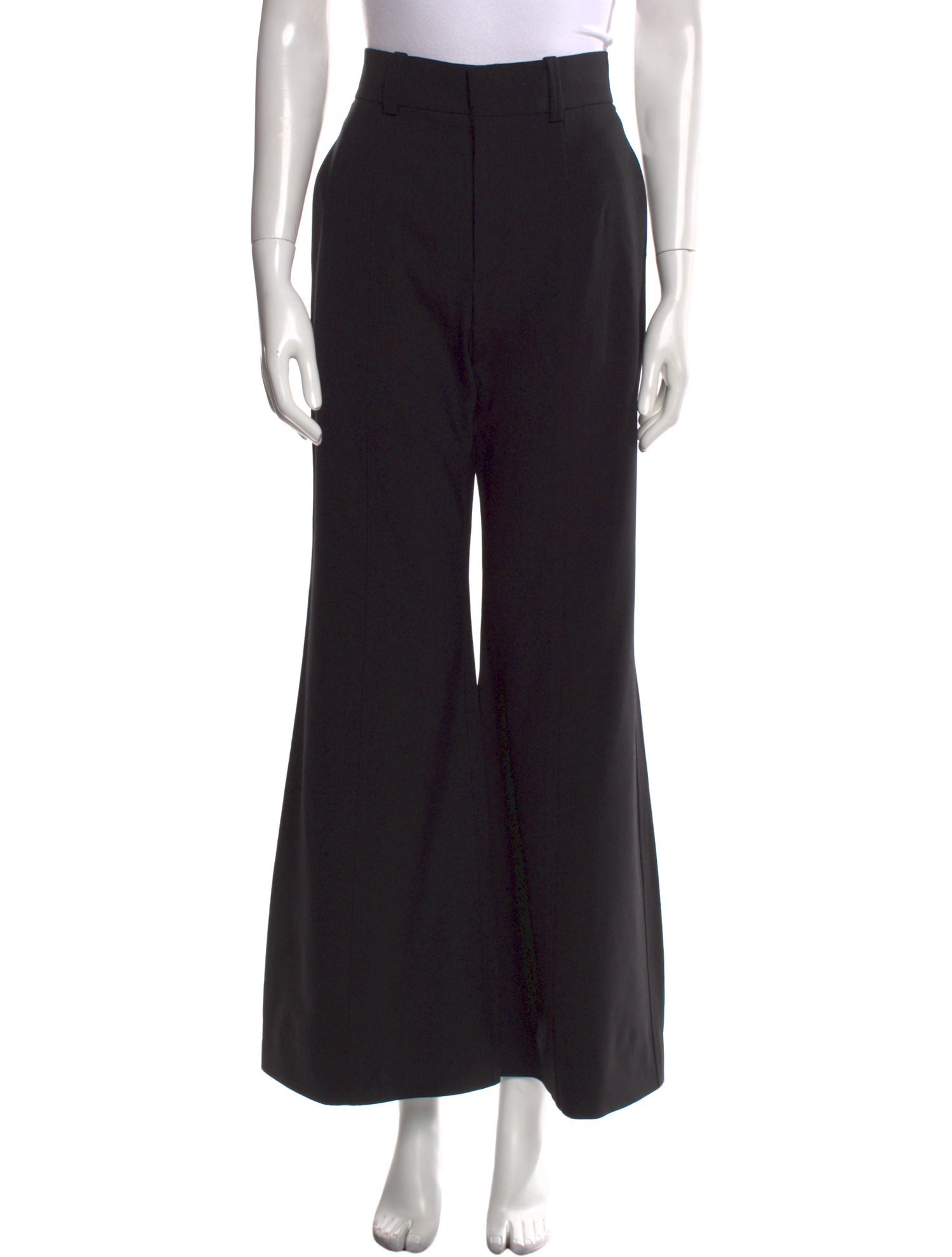 Chloé Virgin Wool Wide Leg Pants
