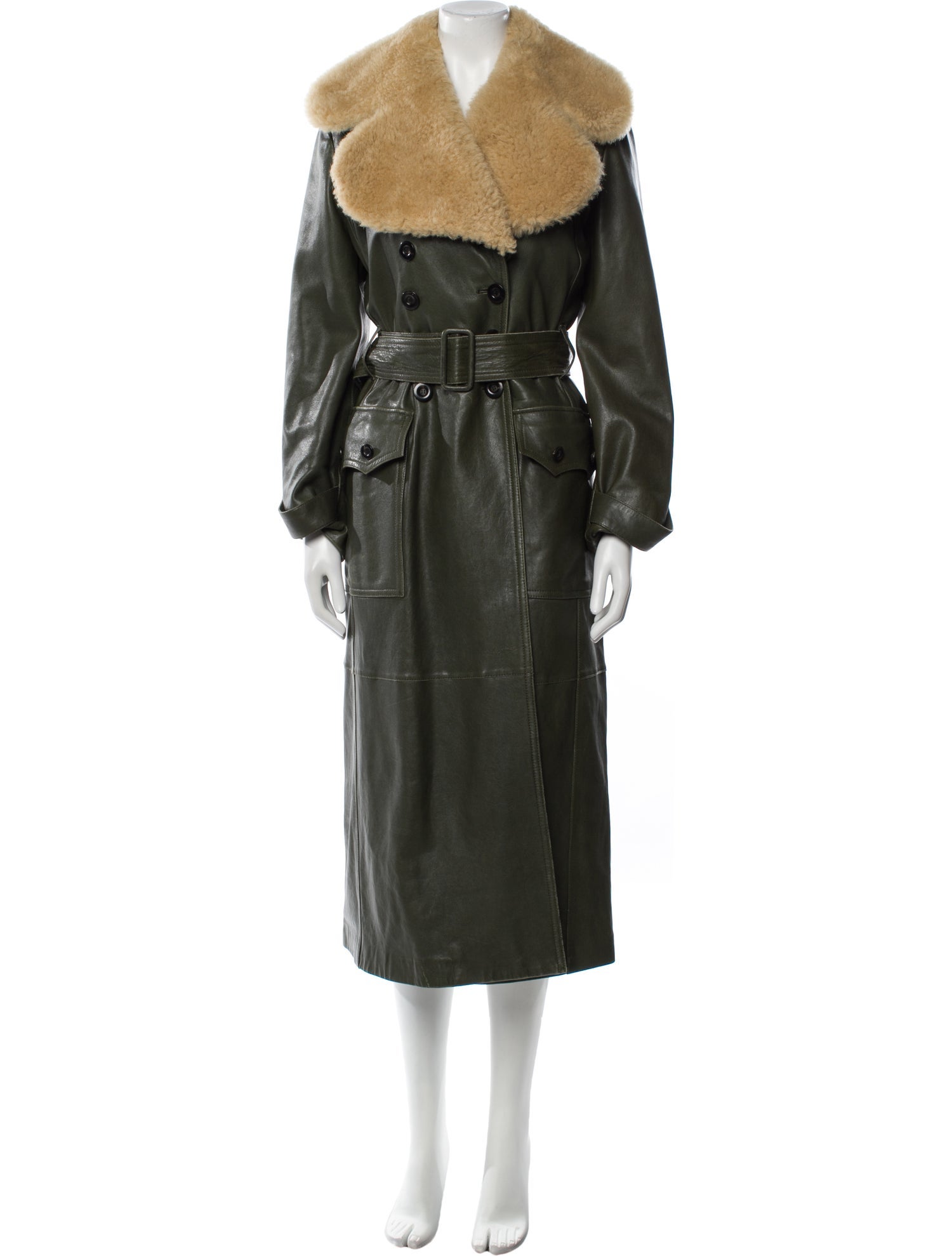 Chloé Lambskin Trench Coat