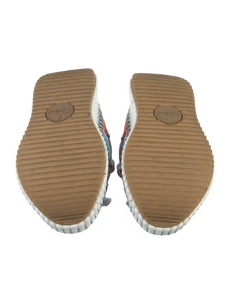 Chloé Colorblock Pattern Whipstitch Trim Sneakers