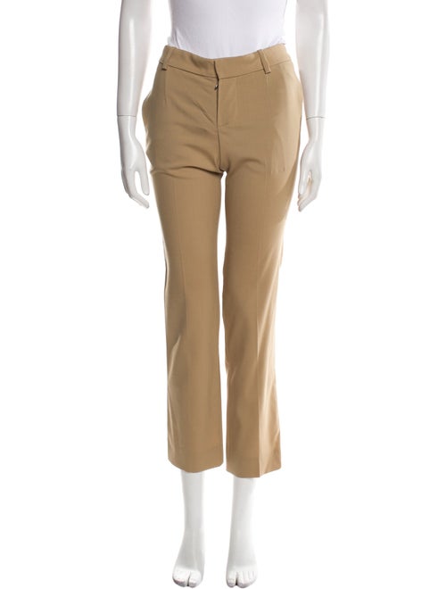 Chloé Virgin Wool Straight Leg Pants