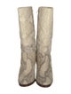 Chloé Snakeskin Animal Print Sock Boots