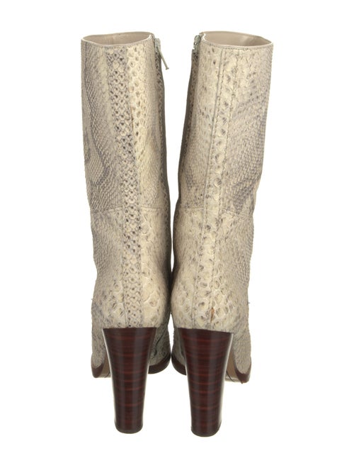 Chloé Snakeskin Animal Print Sock Boots
