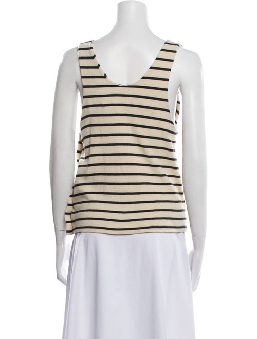 Chloé Striped Scoop Neck Top