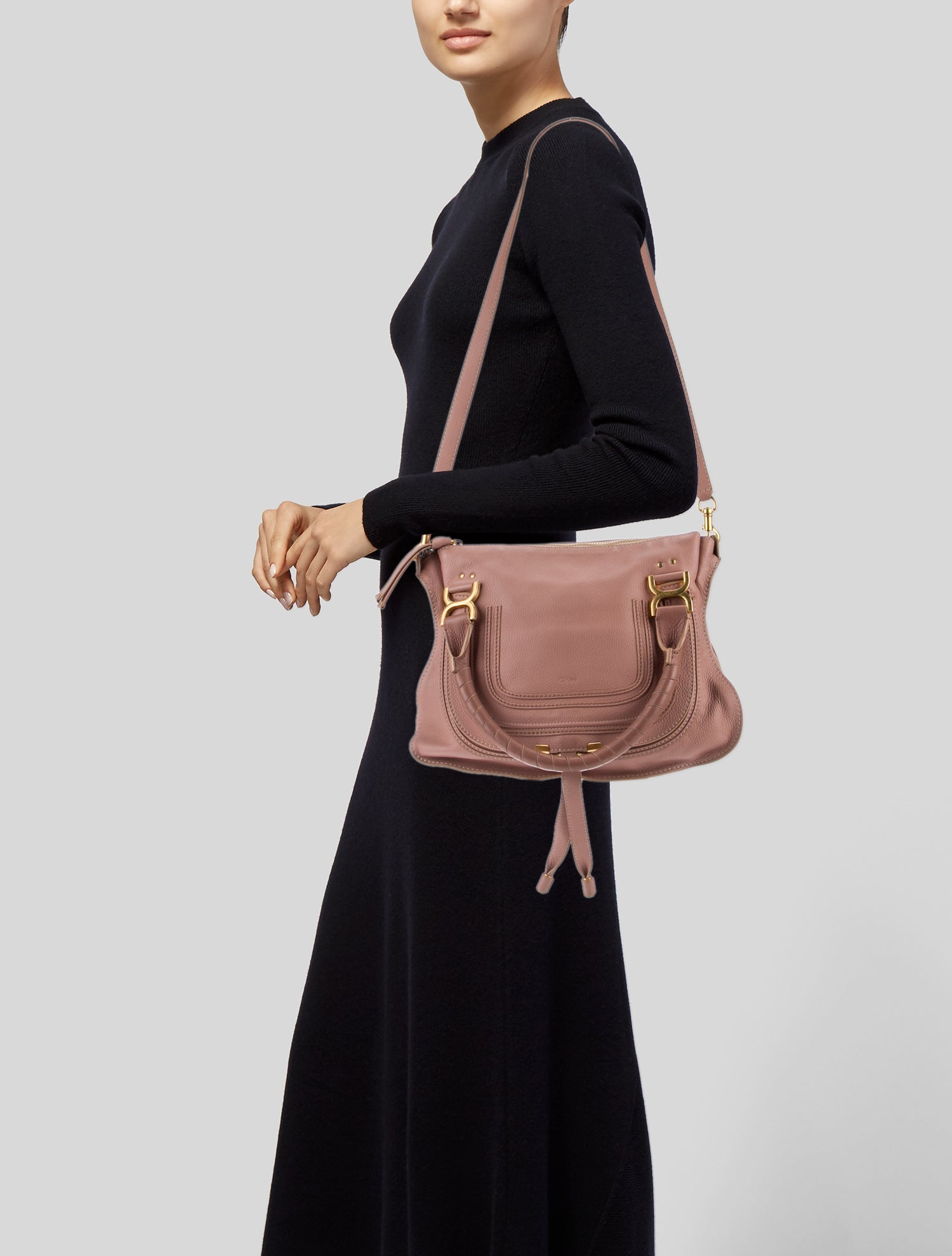 Chloé Leather Marcie Shoulder Bag