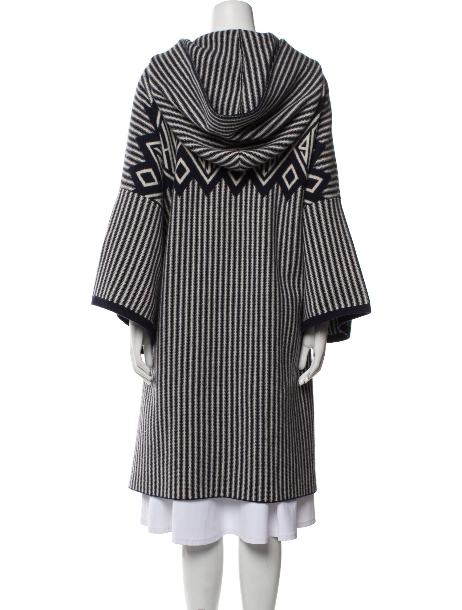 Chloé Wool Striped Coat