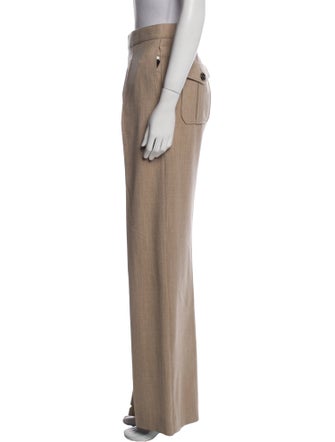 Chloé Virgin Wool Wide Leg Pants