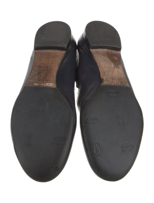 Chloé Leather Scalloped Accent Ballet Flats