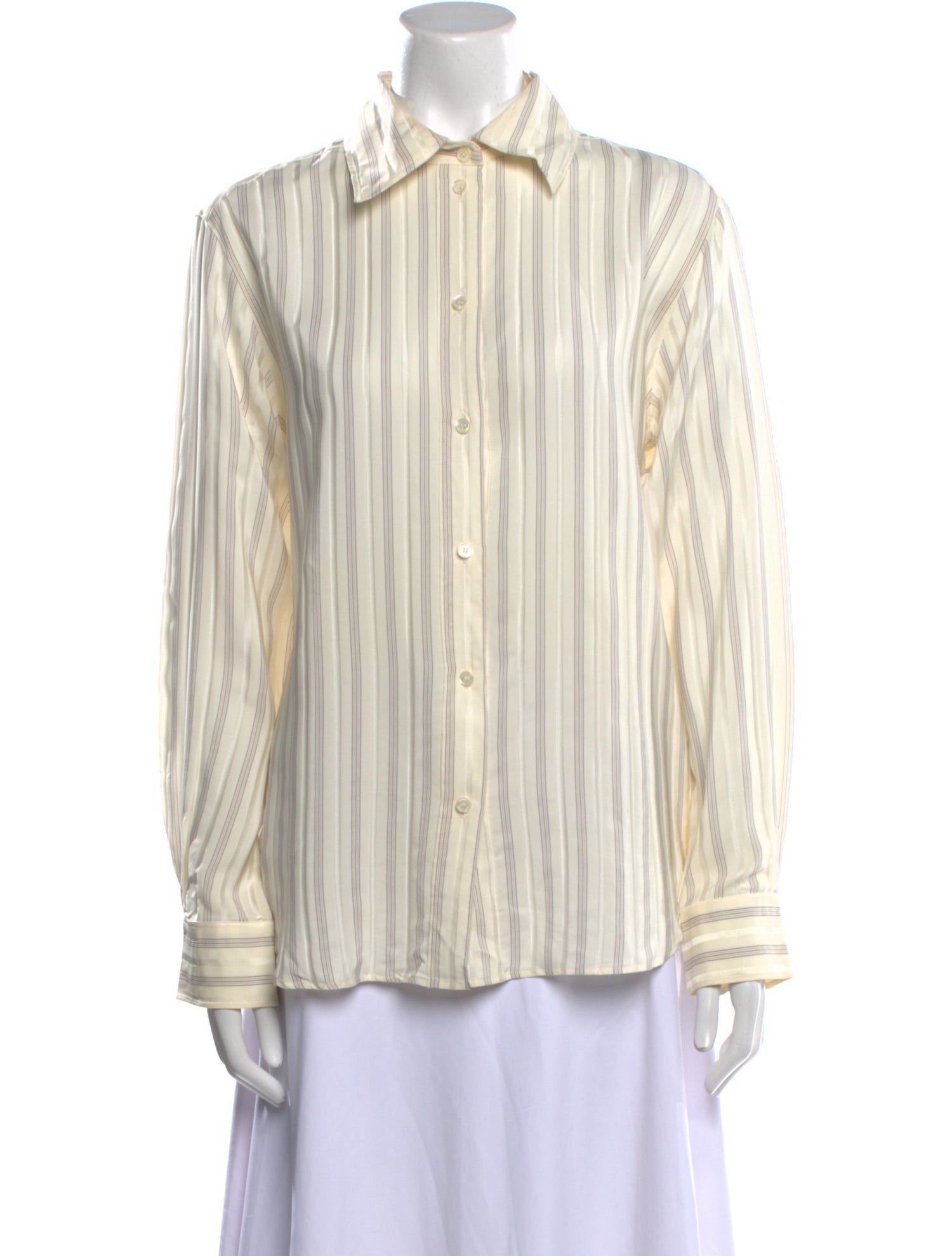 Chloé Vintage Silk Button-Up Top