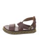 Chloé Leather Studded Accents Sandals