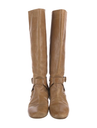Chloé Leather Riding Boots