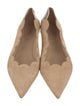 Chloé Suede Animal Print Flats