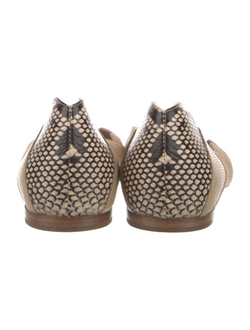 Chloé Suede Animal Print Flats