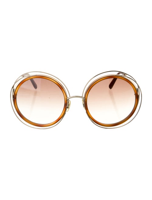 Chloé Round Gradient Sunglasses