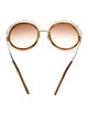 Chloé Round Gradient Sunglasses