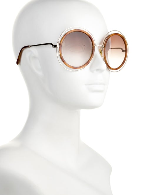 Chloé Round Gradient Sunglasses