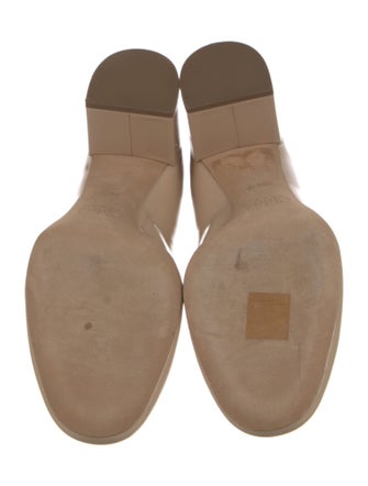 Chloé Patent Leather Scalloped Accent Pumps