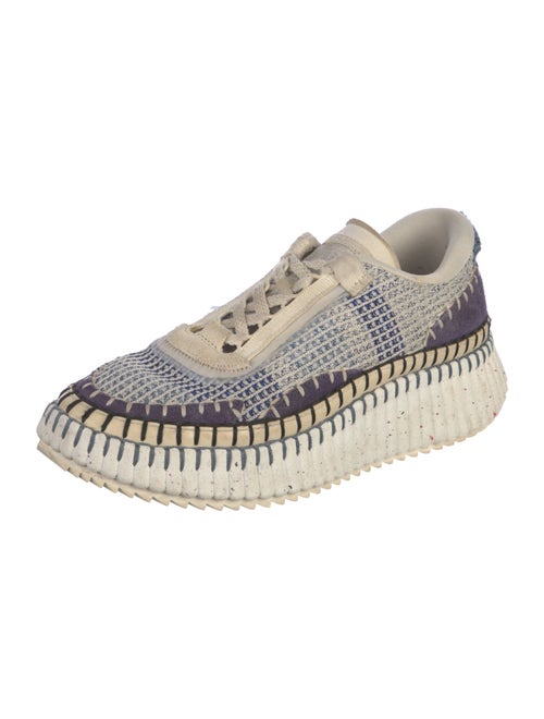 Chloé Colorblock Pattern Sneakers