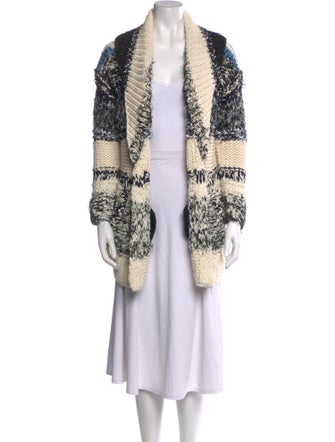 Chloé Striped V-Neck Sweater