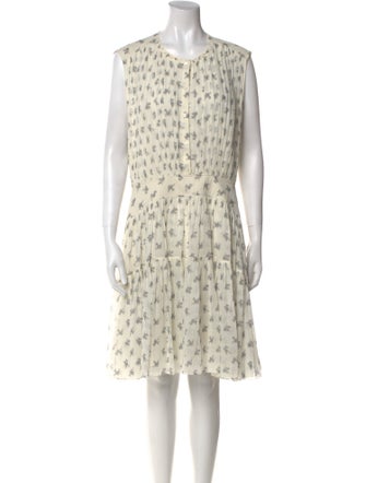 Chloé Silk Knee-Length Dress