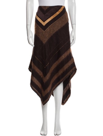 Chloé Wool Midi Length Skirt