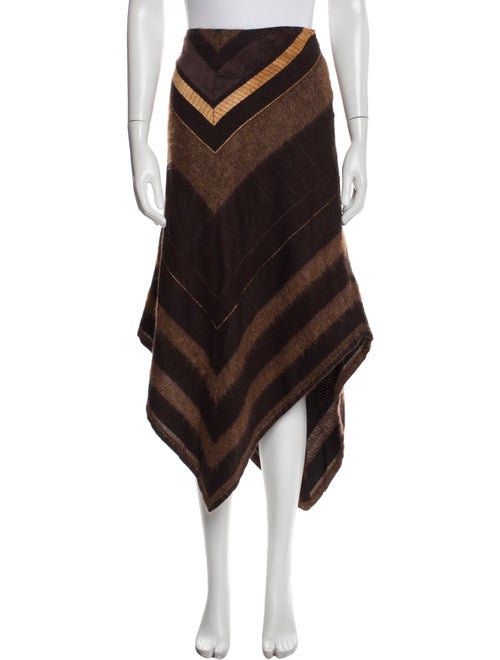 Chloé Wool Midi Length Skirt