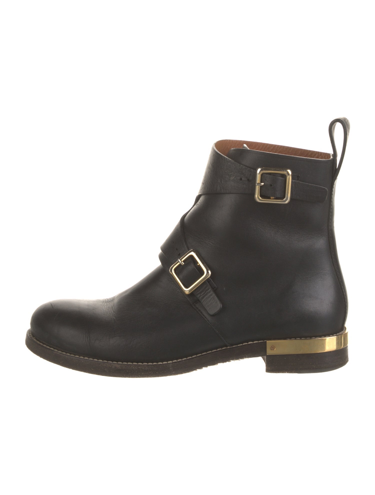 Chloé Leather Moto Boots
