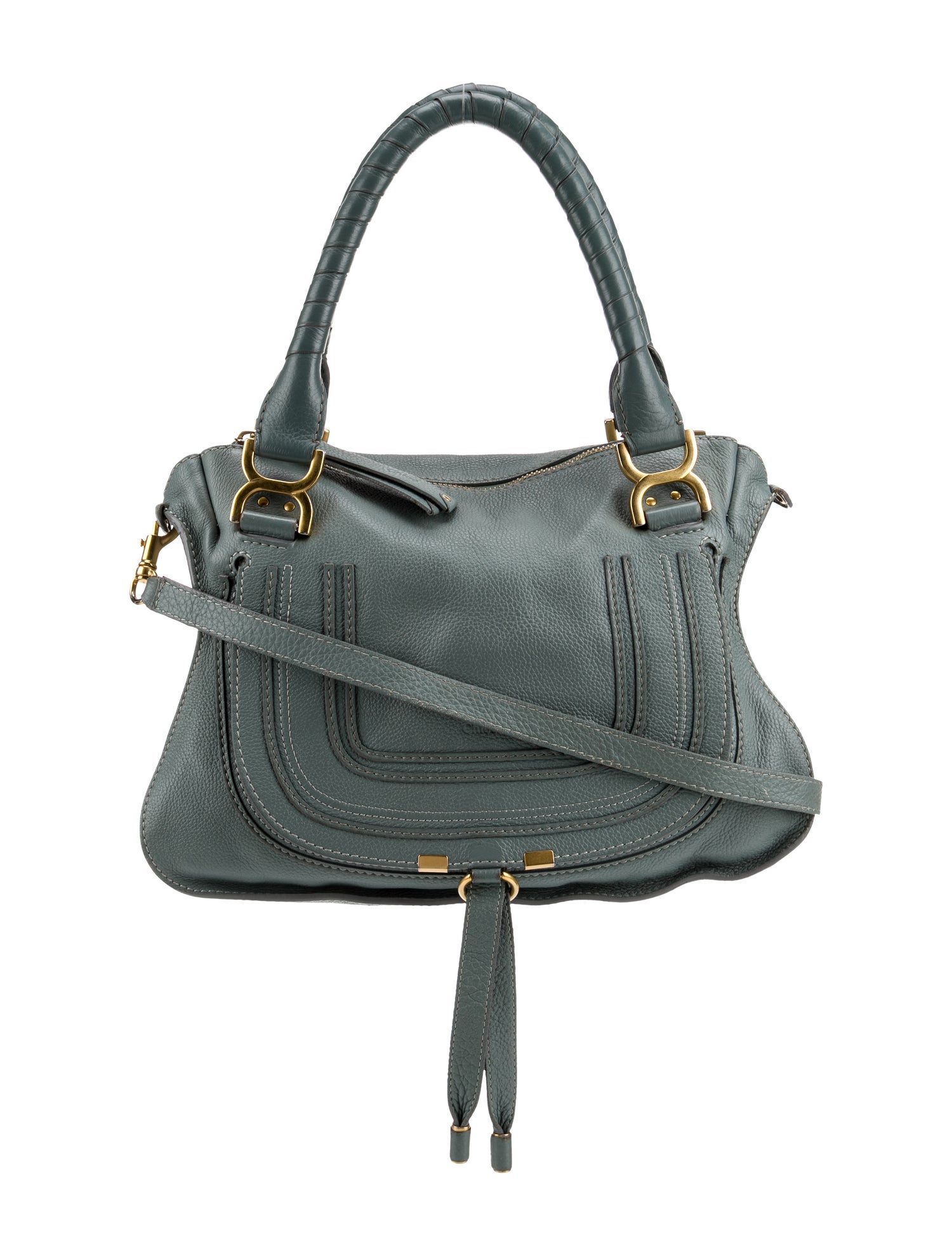 Chloé Leather Marcie leather satchel bag Medium