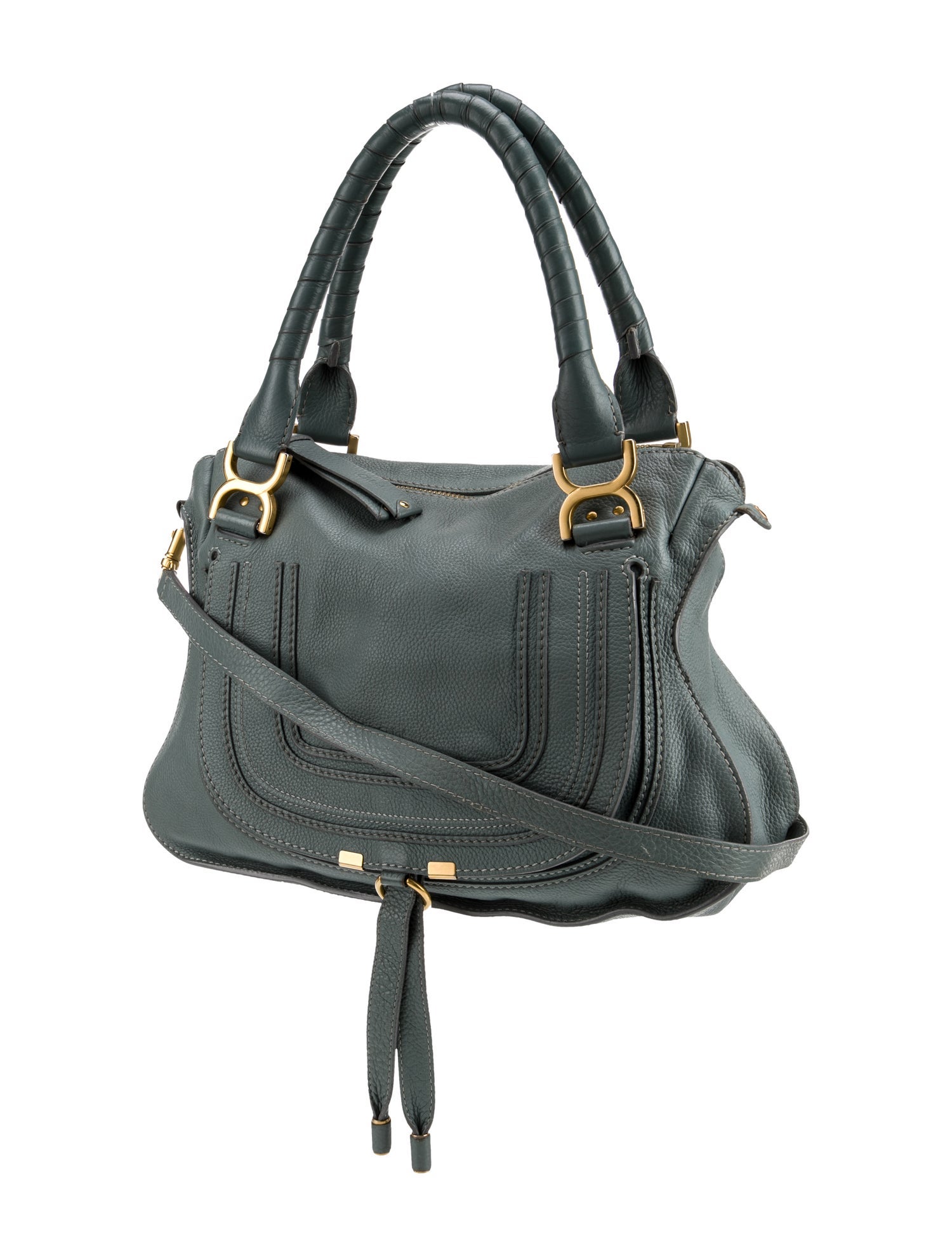 Chloé Leather Marcie leather satchel bag Medium