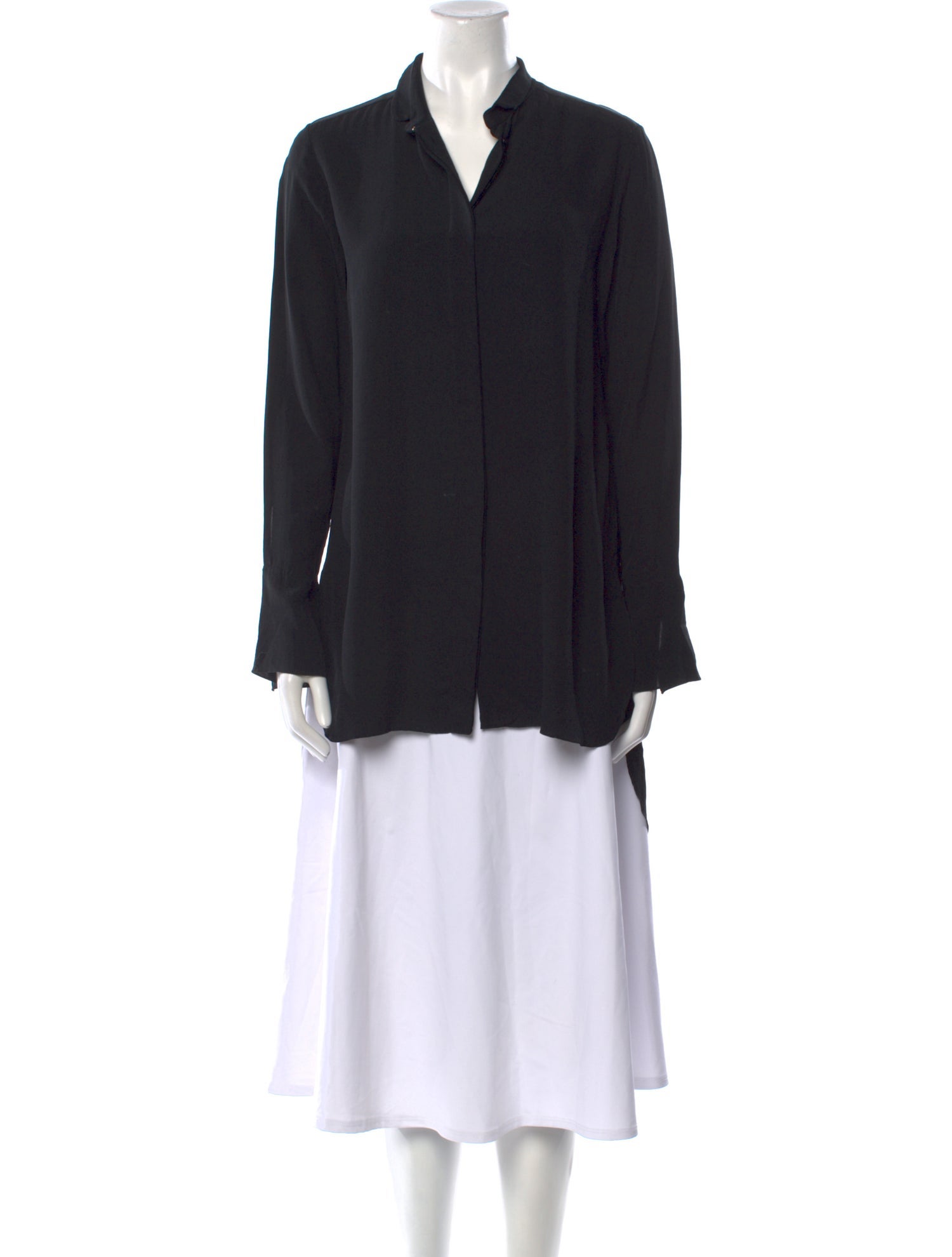 Chloé Silk V-Neck Tunic