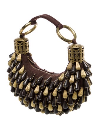 Chloé Canvas Top Handle Bag