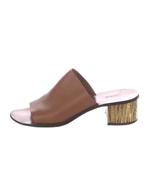 Chloé Leather Slides