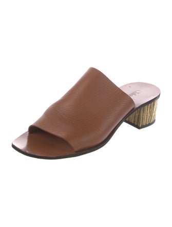 Chloé Leather Slides