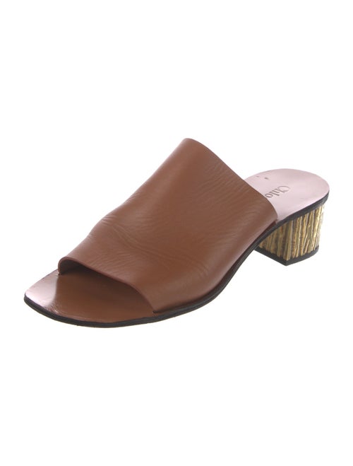 Chloé Leather Slides