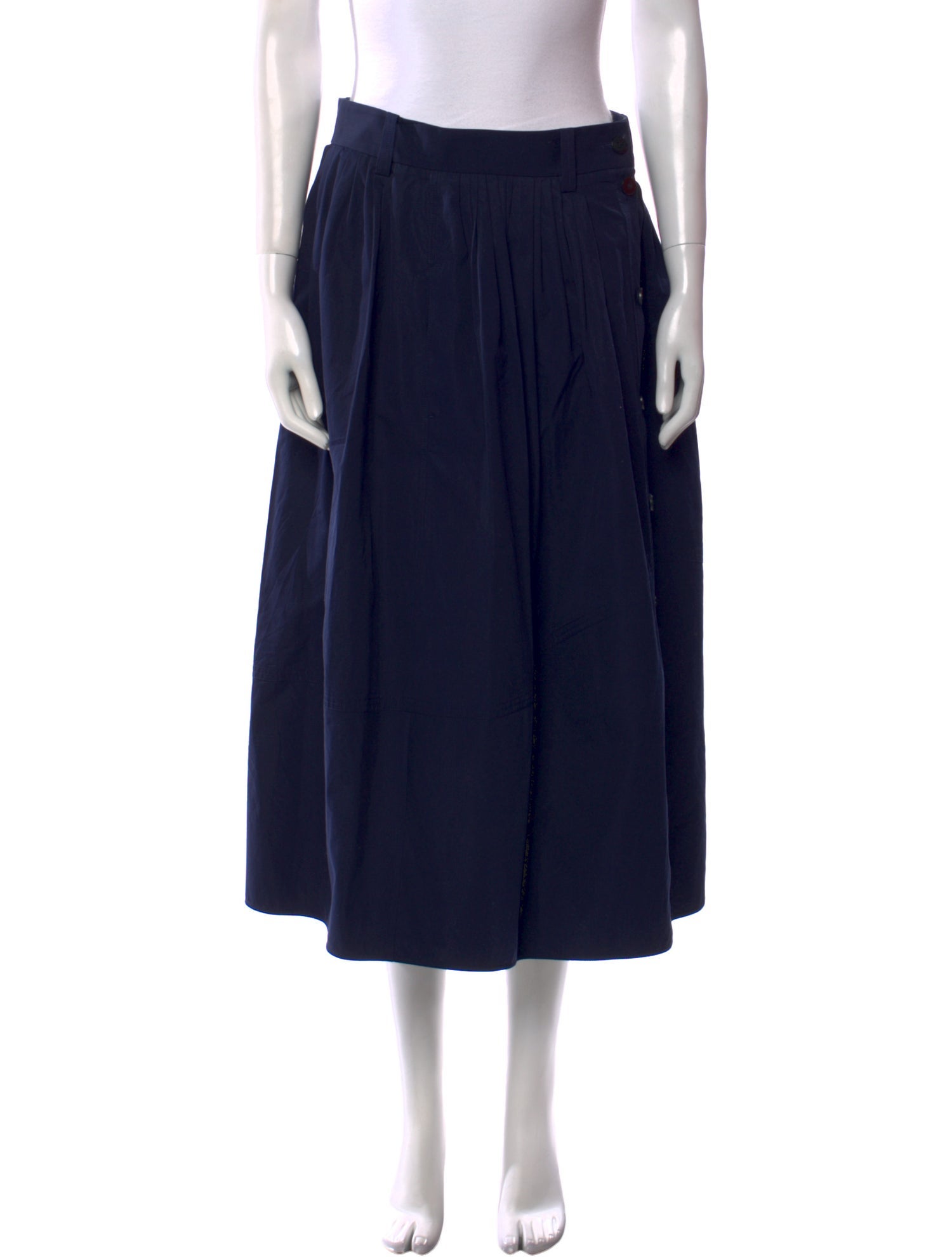 Chloé Ruffle Embellishment Midi Length Skirt