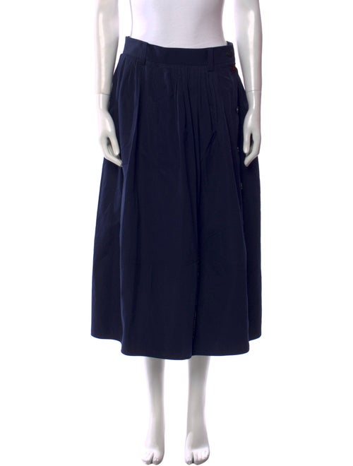 Chloé Ruffle Embellishment Midi Length Skirt