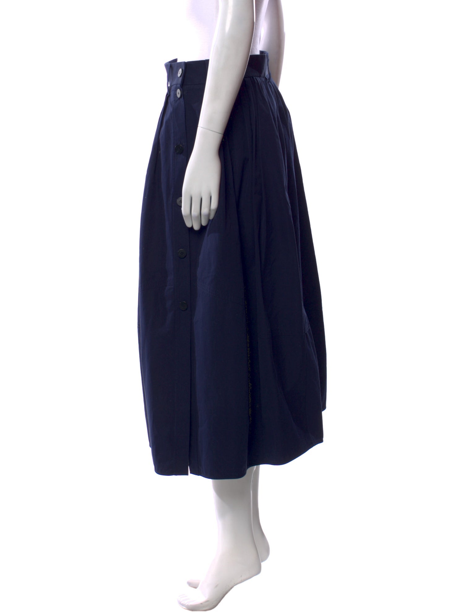 Chloé Ruffle Embellishment Midi Length Skirt