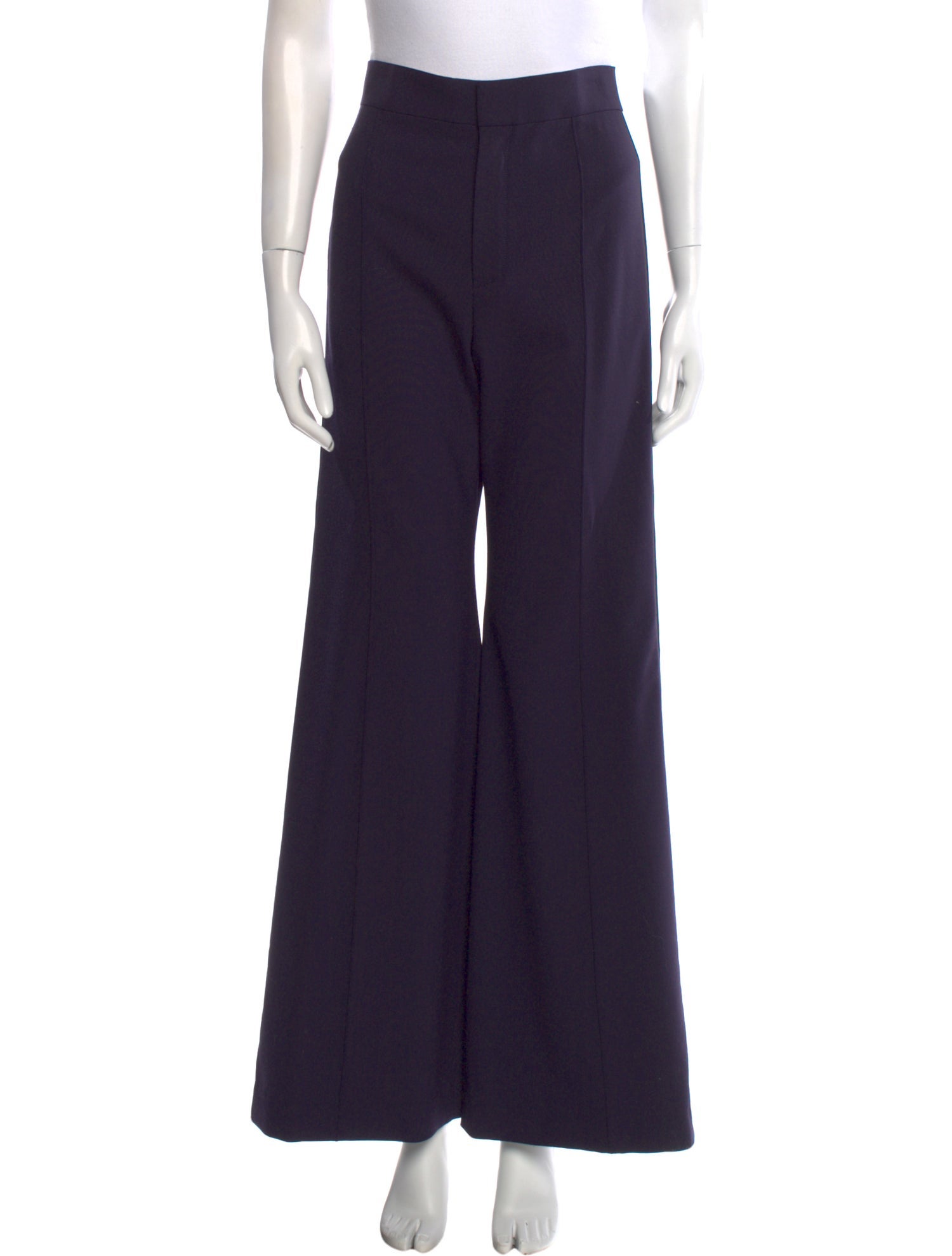 Chloé Virgin Wool Wide Leg Pants