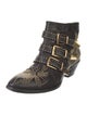 Chloé Leather Studded Accents Boots
