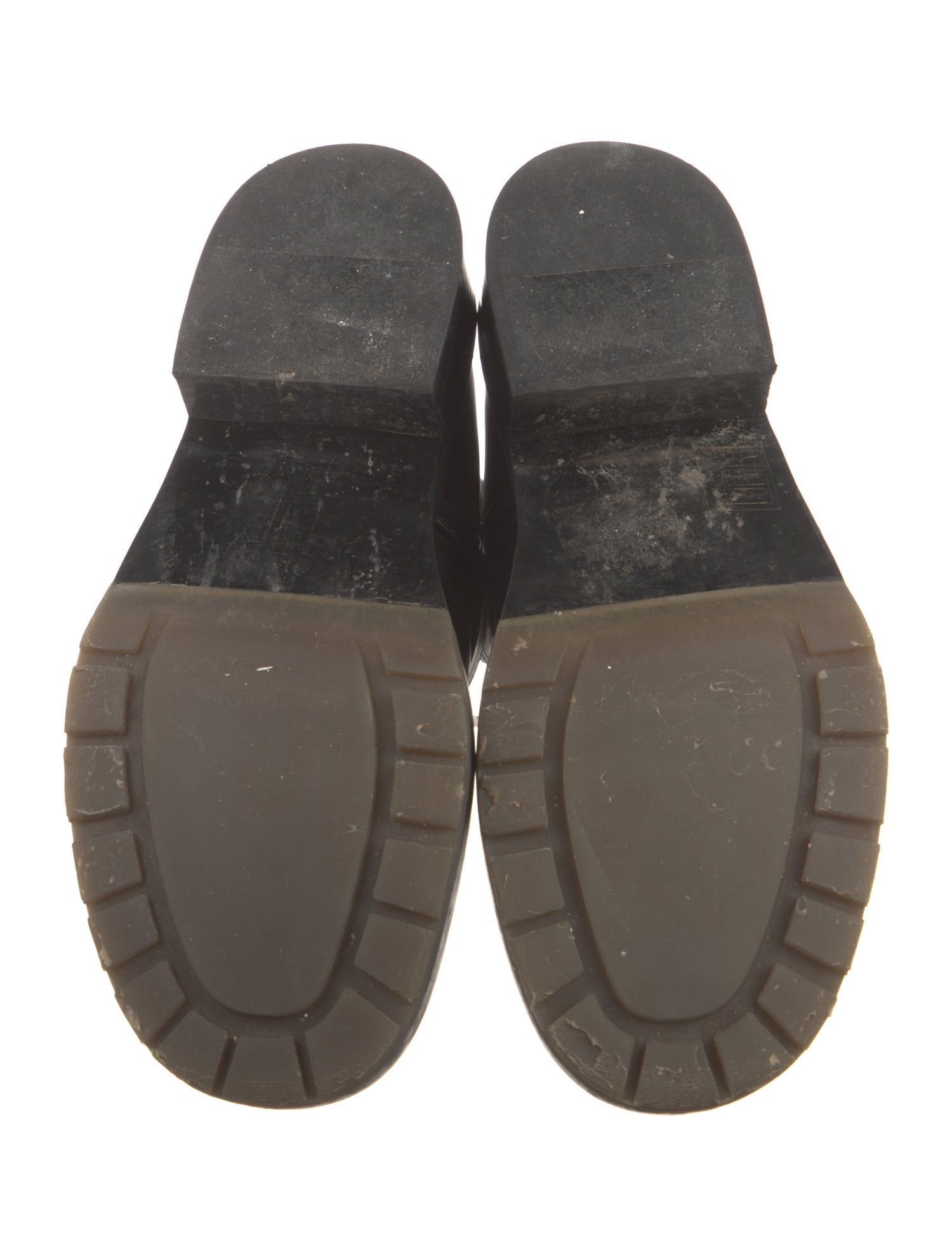 Chloé Leather Striped Moto Boots