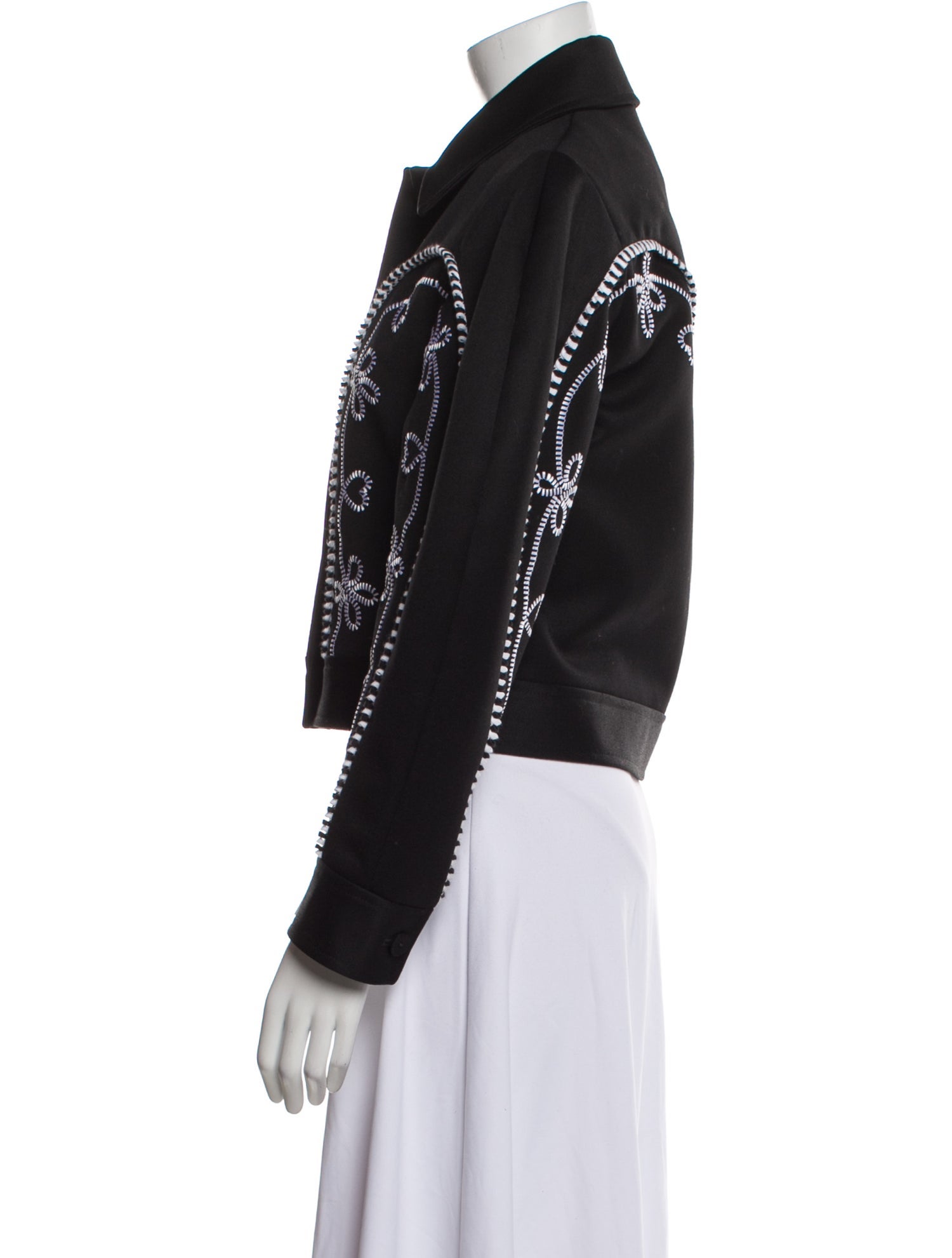 Chloé Virgin Wool Printed Evening Jacket