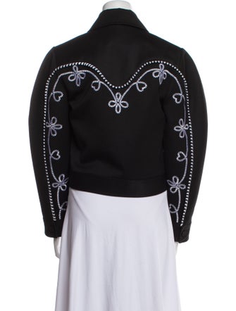 Chloé Virgin Wool Printed Evening Jacket