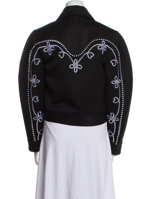 Chloé Virgin Wool Printed Evening Jacket