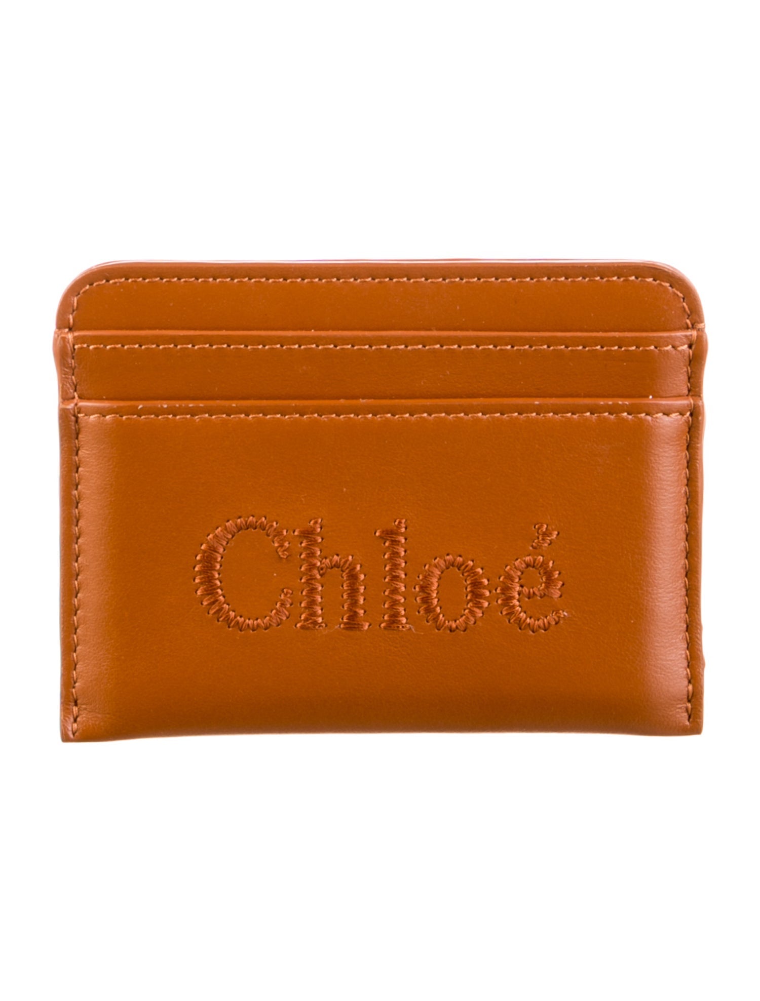 Chloé Leather Compact Wallet w/ Tags