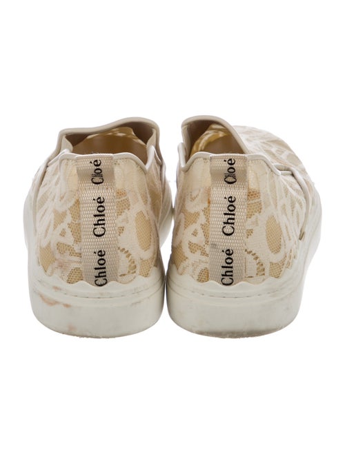 Chloé Lace Lace Pattern Espadrille Sneakers