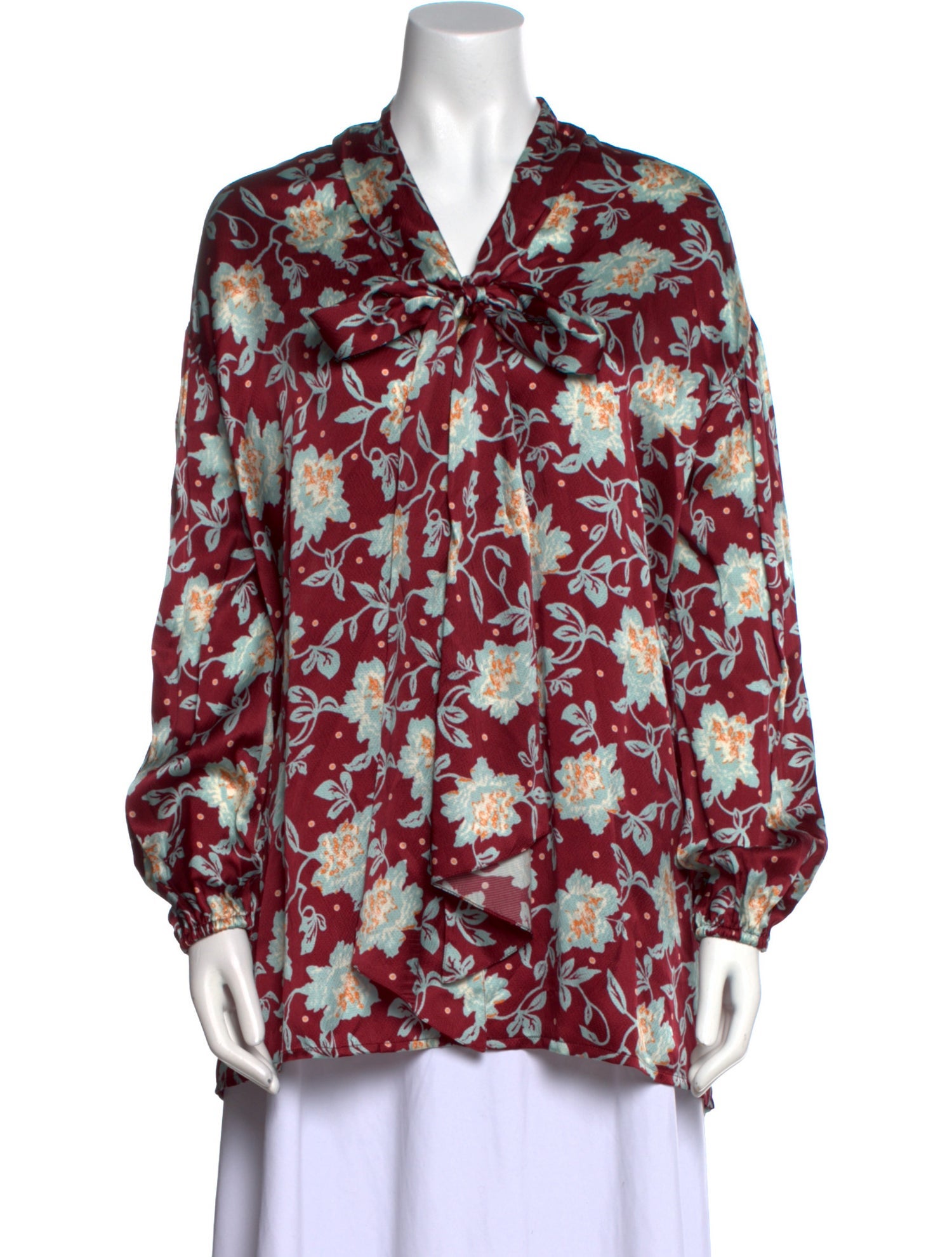 Chloé Silk Floral Print Blouse