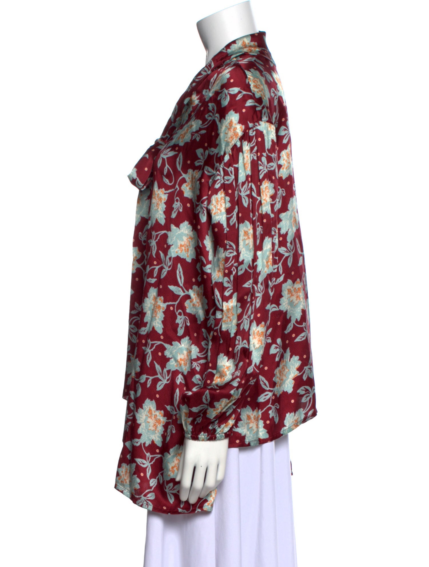 Chloé Silk Floral Print Blouse